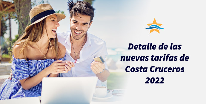 Detalle de las nuevas tarifas de Costa Cruceros 2022