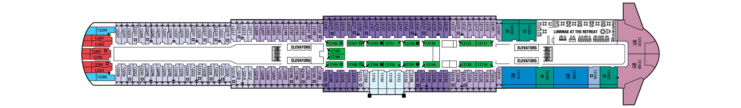 Cubierta 12 - Deck 12 - 