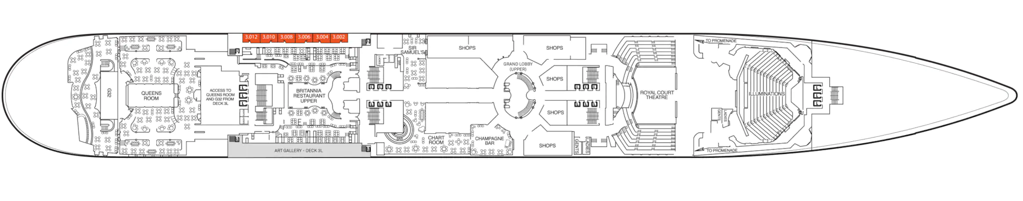 Cubierta 3 - Deck 03 - 