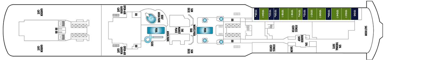 Cubierta 15 - Deck 15 - 