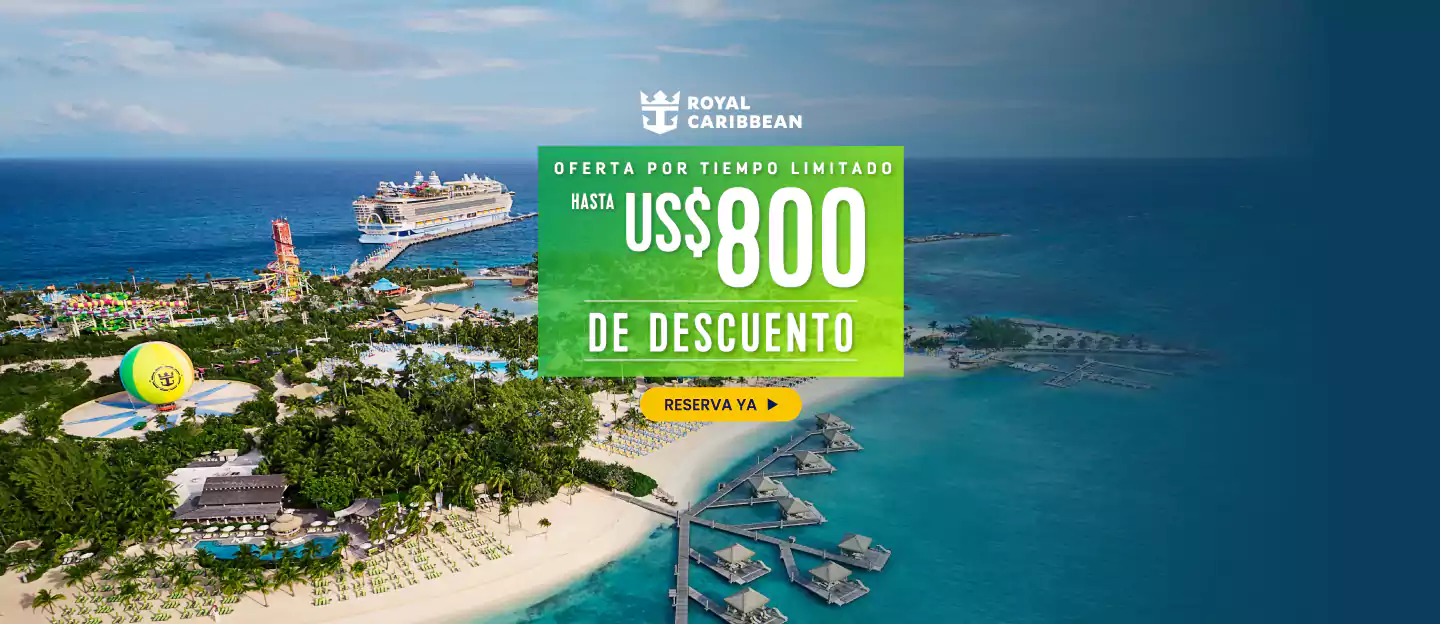 RCCL - Hasta US$ 800 descuento
